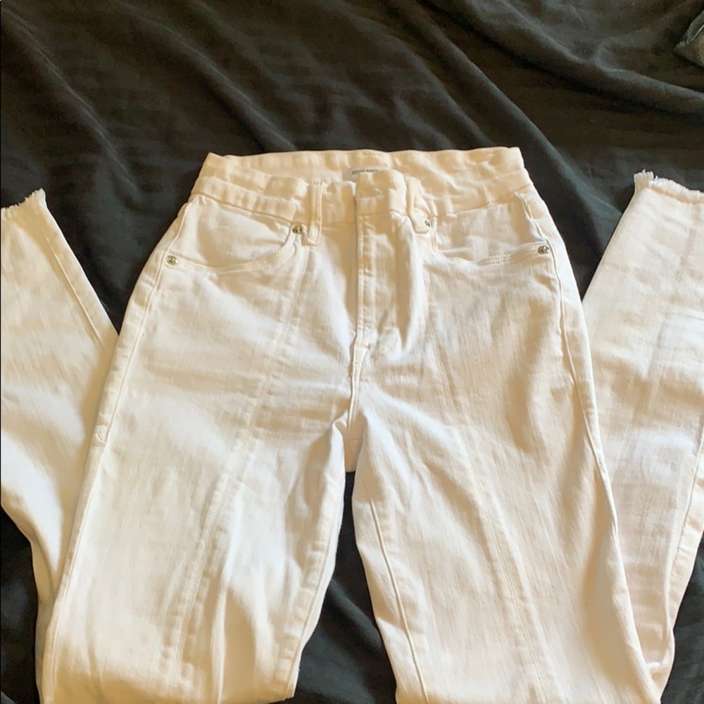 White Good American Jeans